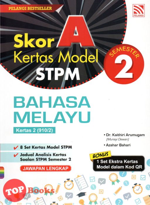 [topbooks Pelangi] Skor A Kertas Model Stpm Bahasa Melayu Semester 2