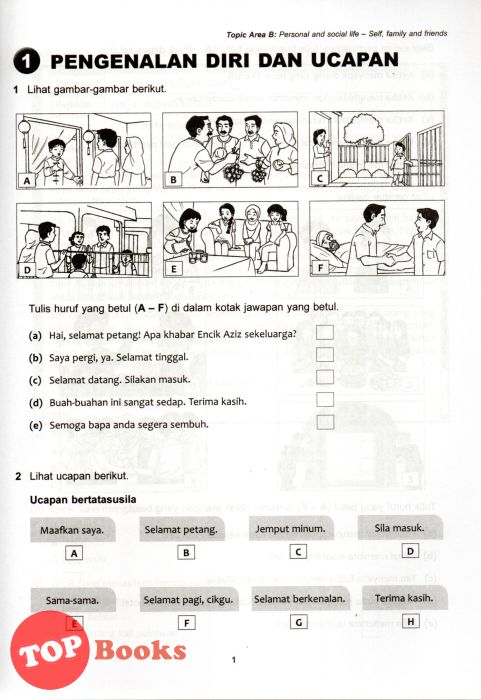 [TOPBOOKS Dickens] Cambridge IGCSE Malay As A Foreign Language Workboo