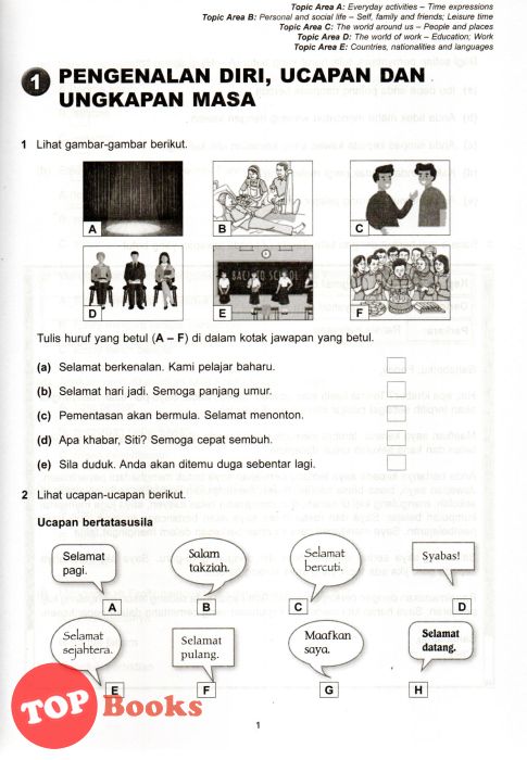 [TOPBOOKS Dickens] Cambridge IGCSE Malay As A Foreign Language Workboo