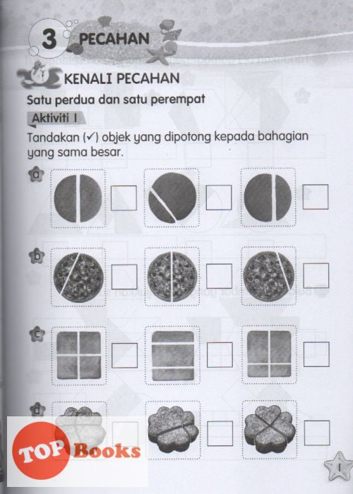 [TOPBOOKS DBP Teks] Buku Aktiviti Matematik Tahun 1 Jilid 2 KSSR SK