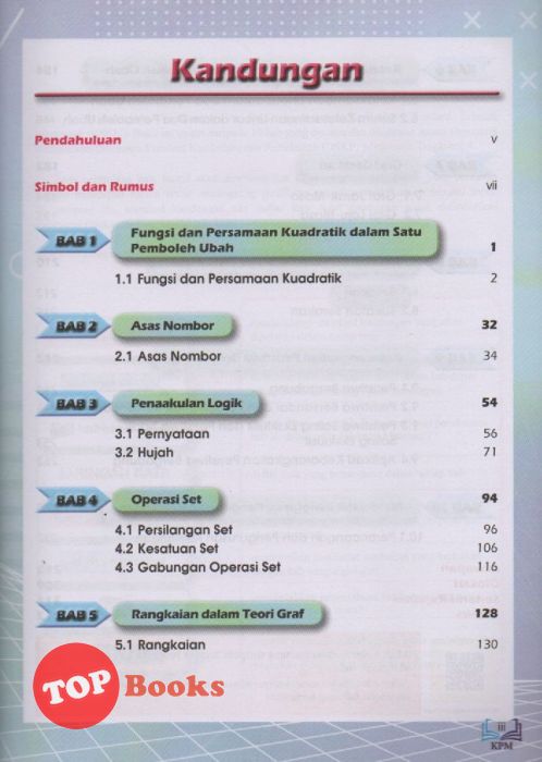 Topbooks Yakin Teks Matematik Tingkatan 4 Kssm