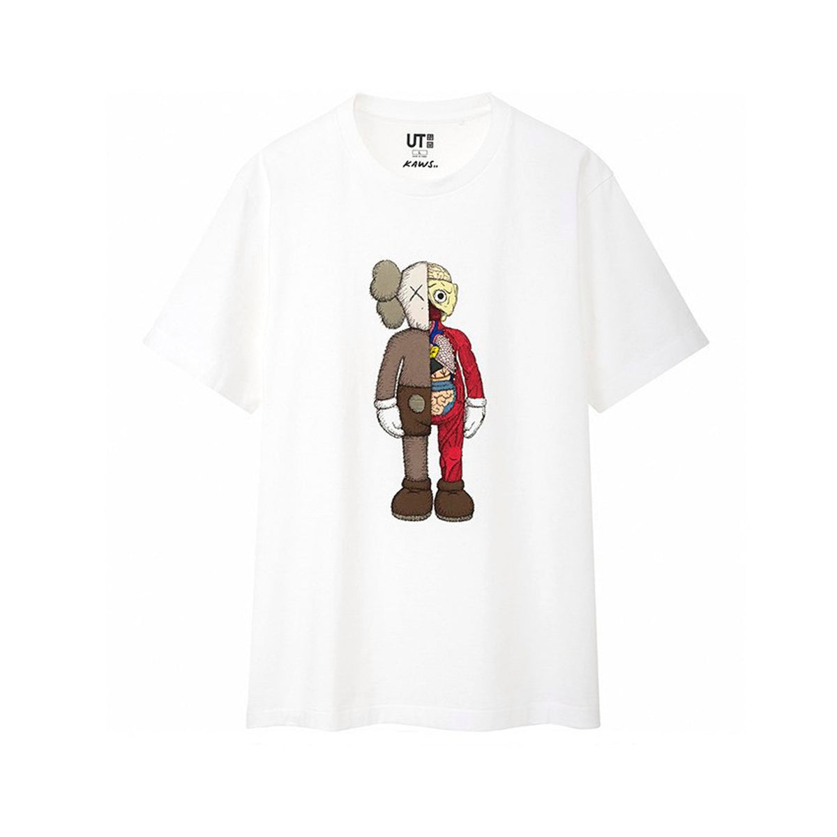 KAWS x UNIQLO Flayed Companion Tee - White | Points Streetwear Store ...