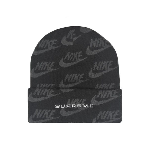 supreme jacquard beanie