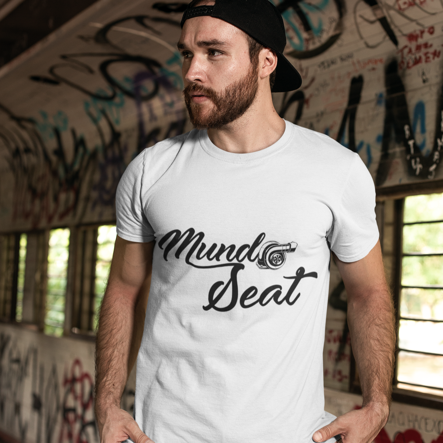 camiseta blanca mundo seat