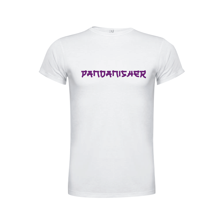 Camiseta Pandanisher letras blanca