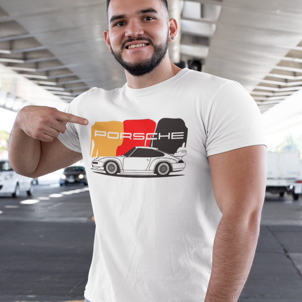 Camiseta Porsche 911 Bandera