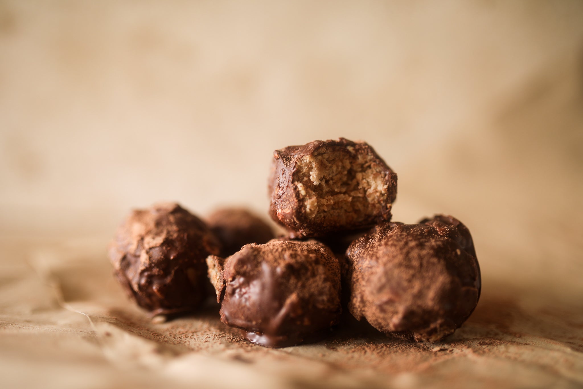 Gingerbread Toffee Truffles