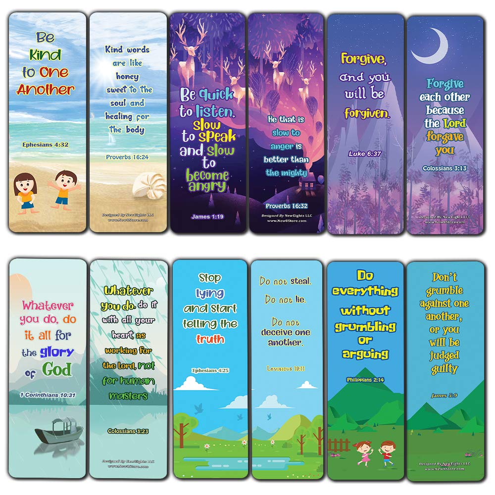 bible bookmarks for kids character building series 1 new8store