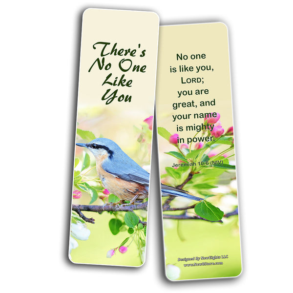 Memory Verse About Greatness of God Bookmarks (60-Pack) - Perfect Gift Away for Sunday Schools