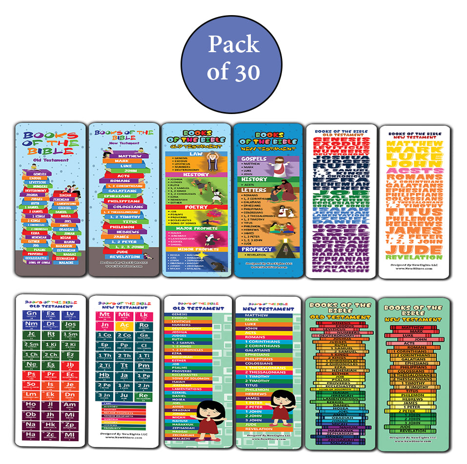 books of the bible bookmarks for kids 12 pack new8store