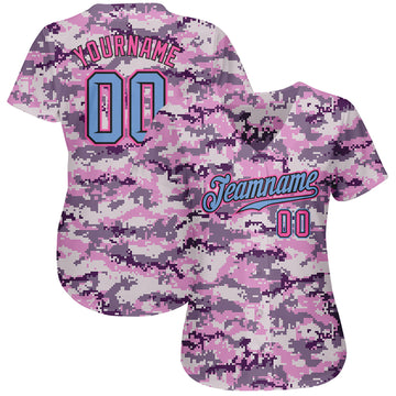 Pink camo sales softball jerseys