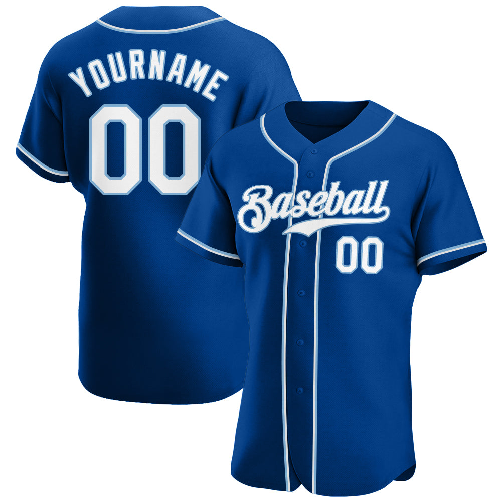 Sale Build Light Blue Baseball Authentic Royal Jersey White ...