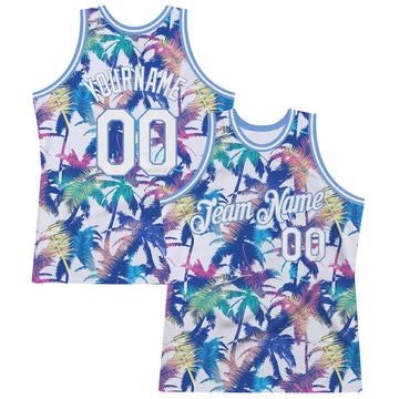 Cheap Custom Black Black-Pink 3D Pattern Design Tropical Palm Leaves  Authentic Baseball Jersey Free Shipping – CustomJerseysPro