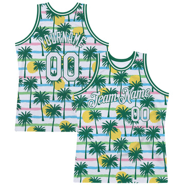 Cheap Custom Black Black-Gold 3D Pattern Design Tropical Plants Authentic  Basketball Jersey Free Shipping – CustomJerseysPro