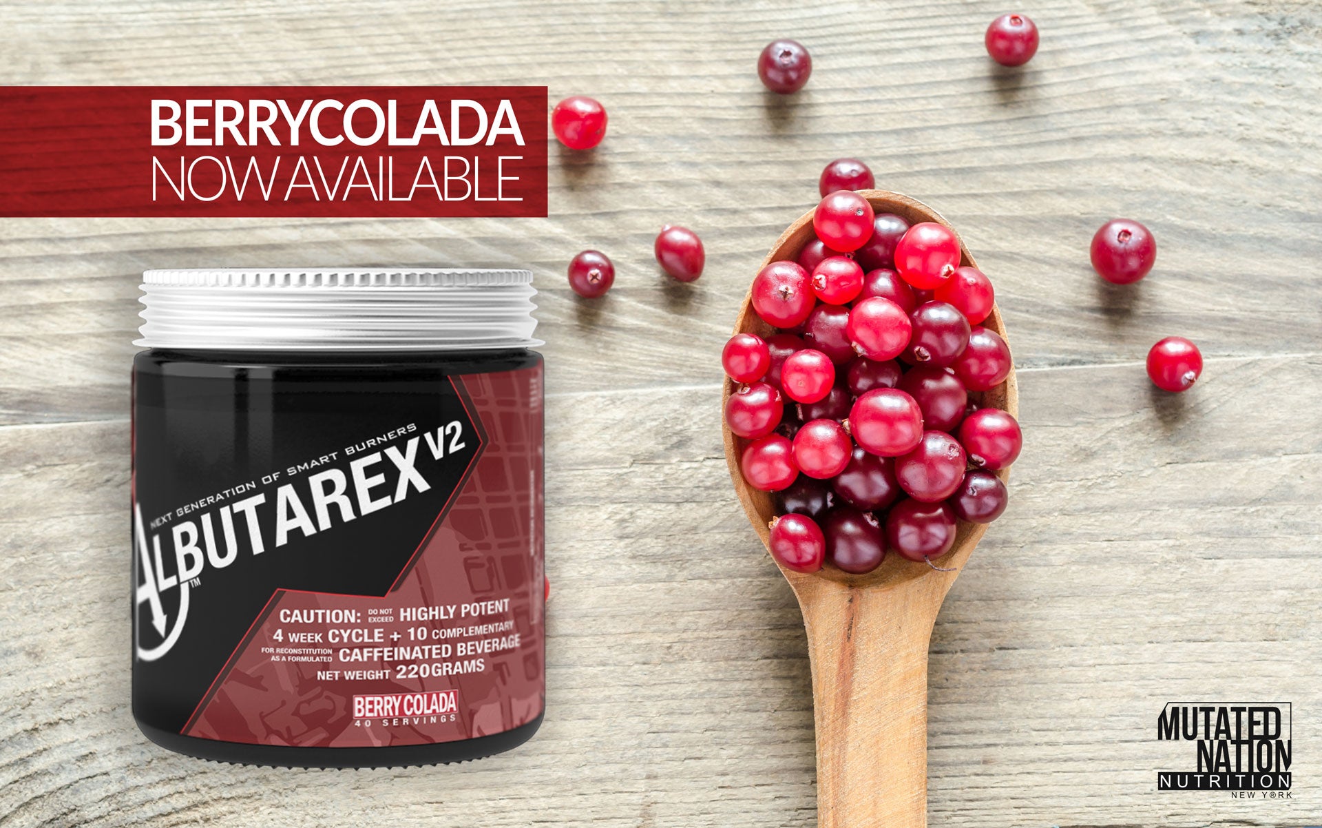 Mutated Nation Albutarex V2 Berry Colada