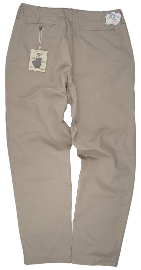 Cramerton Cloth Khaki Chinos with Herringbone Twill Pockets