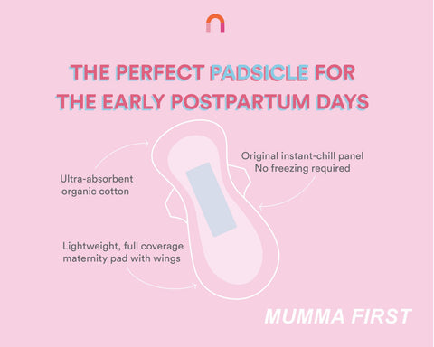 The perfect instant cooling maternity padsicle for postpartum recovery days
