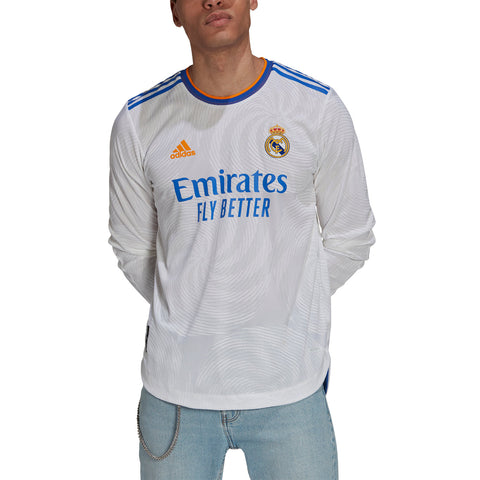 real madrid home kit long sleeve