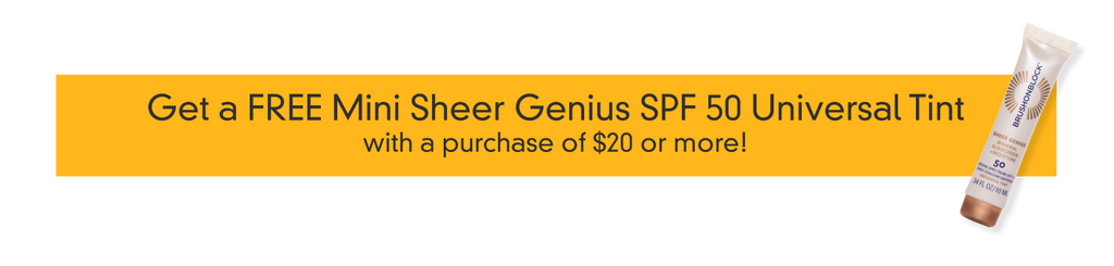 Free Mini Sheer Genius with $20 purchase