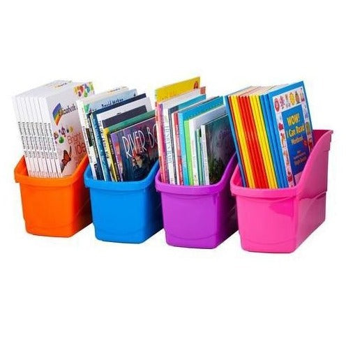 Plastic Book and Storage Tubs | Elizabeth Richards