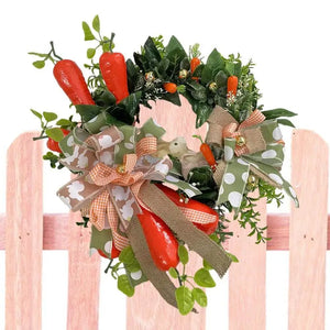 Easter Bunny Wreath For Door Wall Home Decor - Homedecorbox