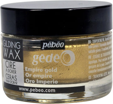 Pebeo Gedeo Gilding Wax - Empire Gold (30ml)