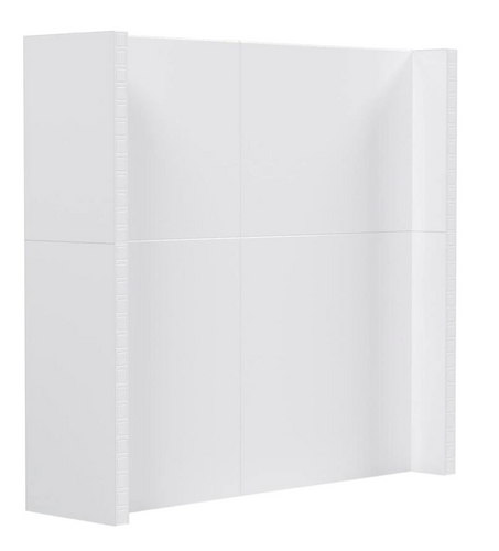 Pre-Configured Hush Panel Cubicle w/Fabric (U Shape) — 6' high x 6