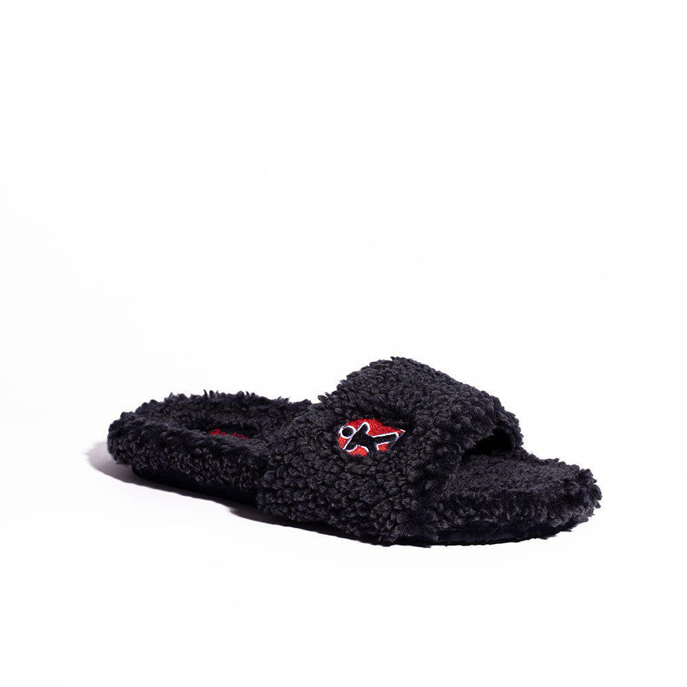 Image of Efron - Snow Tipped Sherpa Slipper Slider - Available in 2 colours