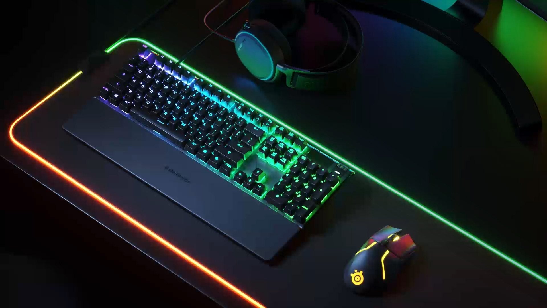 Dynamic Per-Key RGB Illumination - Millions of color options and reactive typing effects make you the designer of your ultimate setup. Sync up with your other SteelSeries gear for the most gorgeous setup ever.