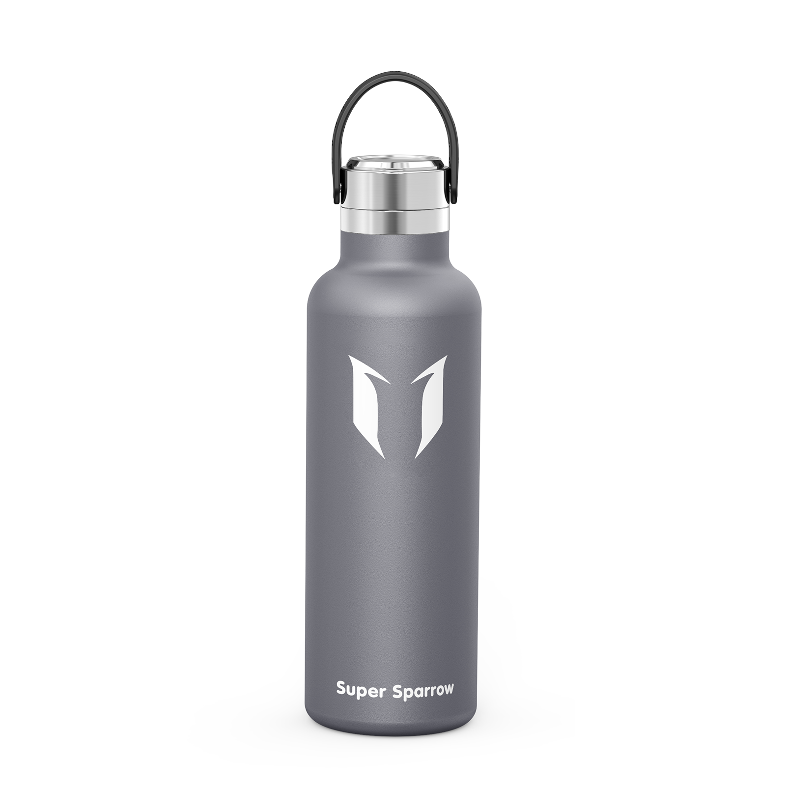 Super Sparrow Ultralight Water Bottle in acciaio inox 18/10 - 350ml, 500ml,  750ml - Borraccia in metallo isolato - Coperchio Flex Standard - Bpa Free