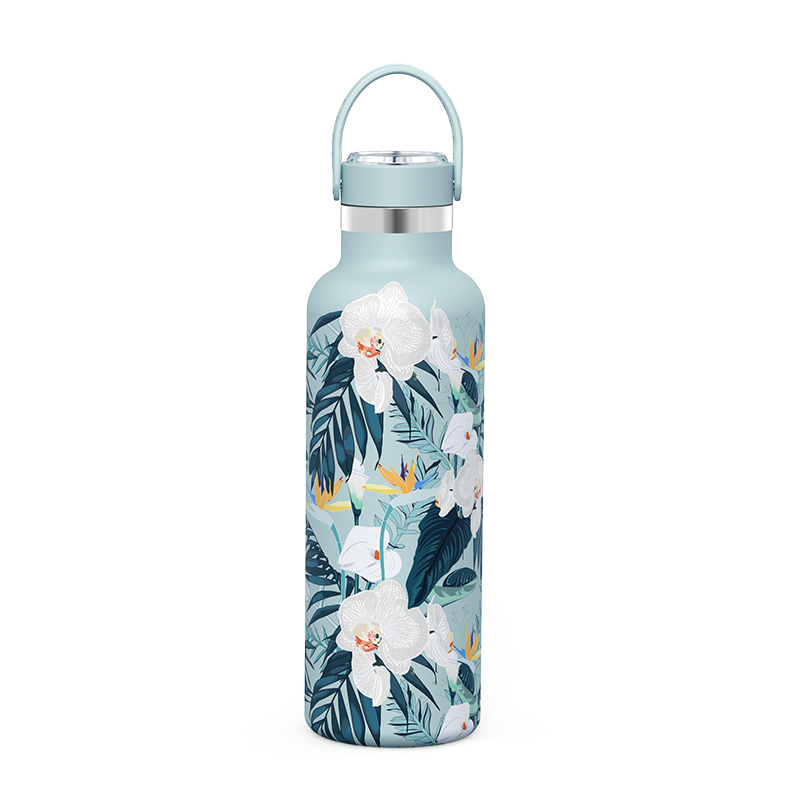 Floral, Ultra-Light Stainless Steel Water Bottle, 25OZ / 750ML – Super  Sparrow