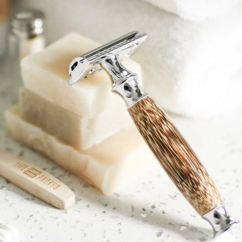 Eco-Friendly Bamboo Safety Razor for Men