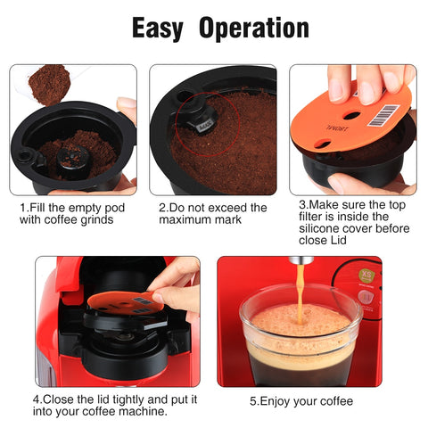 Refillable Tassimoo Coffee Pods