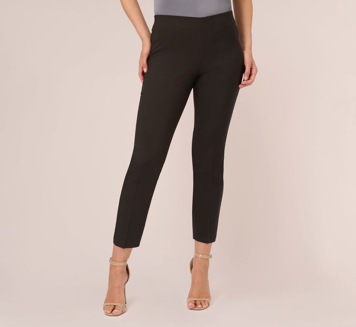 faux leather shaping legging with side zip – Suzannoll