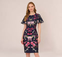 Sheath Floral Print Sheath Dress/Party Dress