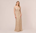 Polyester 2019 Beaded Sequined Fitted Evening Dress by 37252009492680