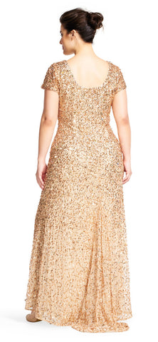 Scoopback Sequin Gown