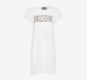 bride t shirt dress