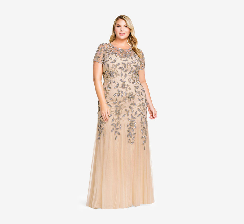 slimming plus size mother of the bride dresses