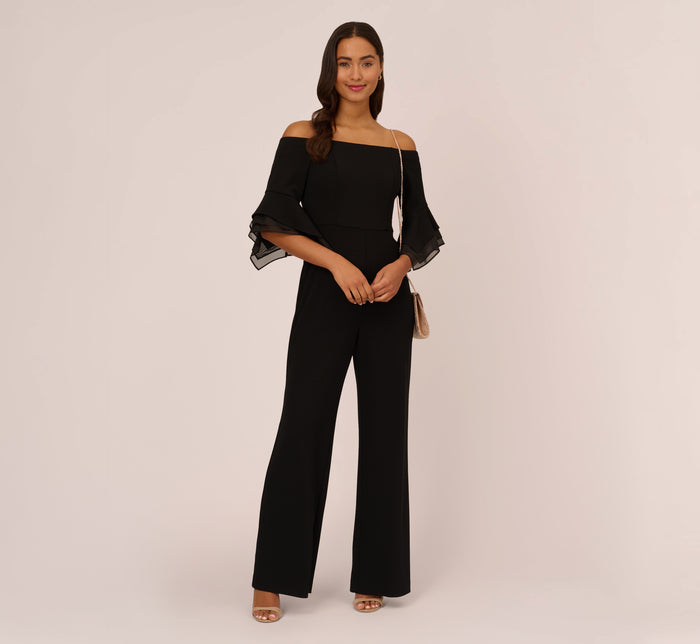 Spliced Openwork Slit Ankle Corset Jumpsuit - ShopperBoard