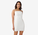 Square Neck Spaghetti Strap Sheath Sequined Cocktail Short Sheath Dress/Wedding Dress