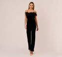 Strapless Fitted Back Zipper Jumpsuit