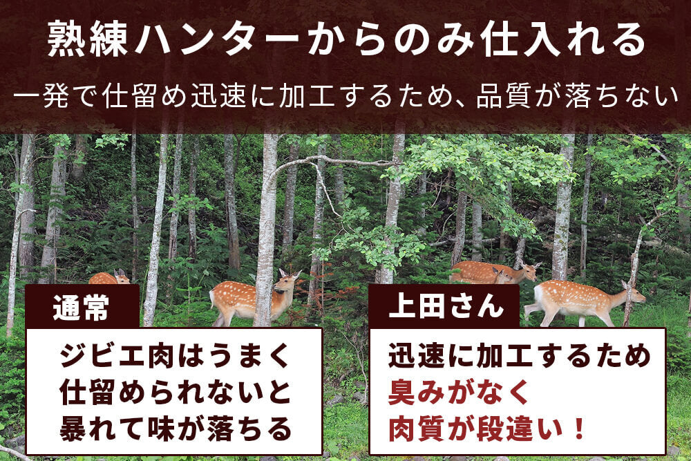 肉道大百科】北海道・上田さんが販売する「エゾシカ肉」特集｜あまり他では扱っていない高級・希少肉の、専門店「肉道」