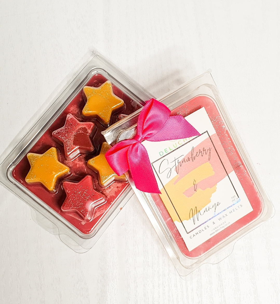16 heart wax melts (Large) - DeLuchay