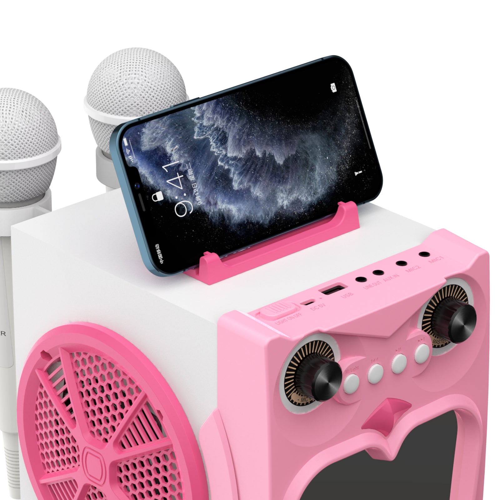 Bluetooth Glow CDG Karaoke Machine