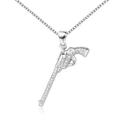 For Friend - S925 You are The Louise to My Thelma Gun Necklace