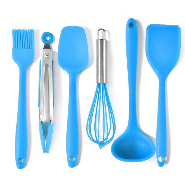 Six-Piece Silicone Mini Cooking And Baking Utensils