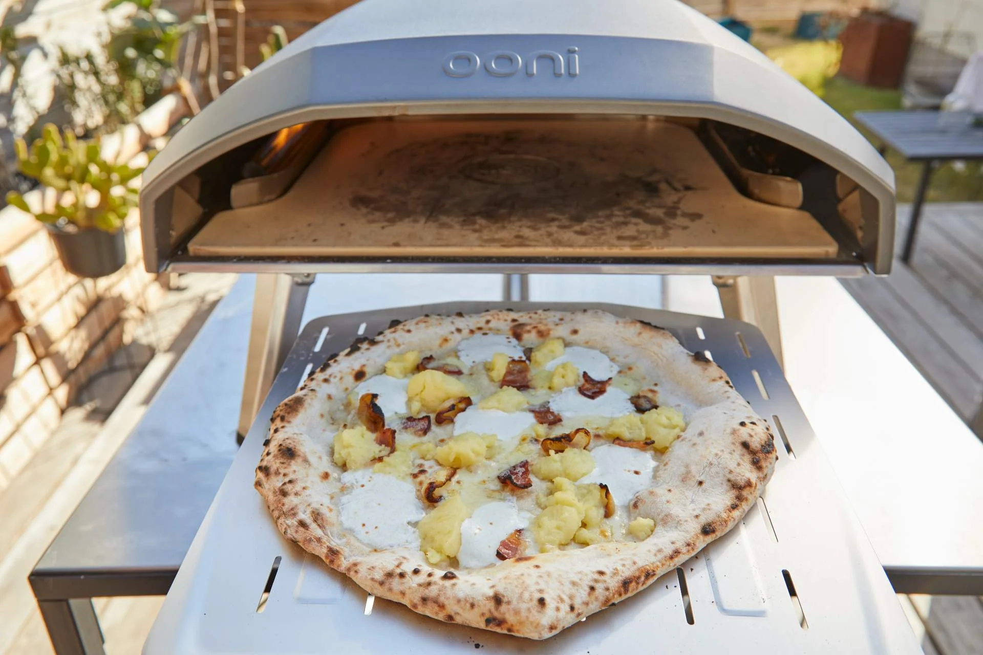 Pizza à la purée de pommes de terre façon Joël Robuchon