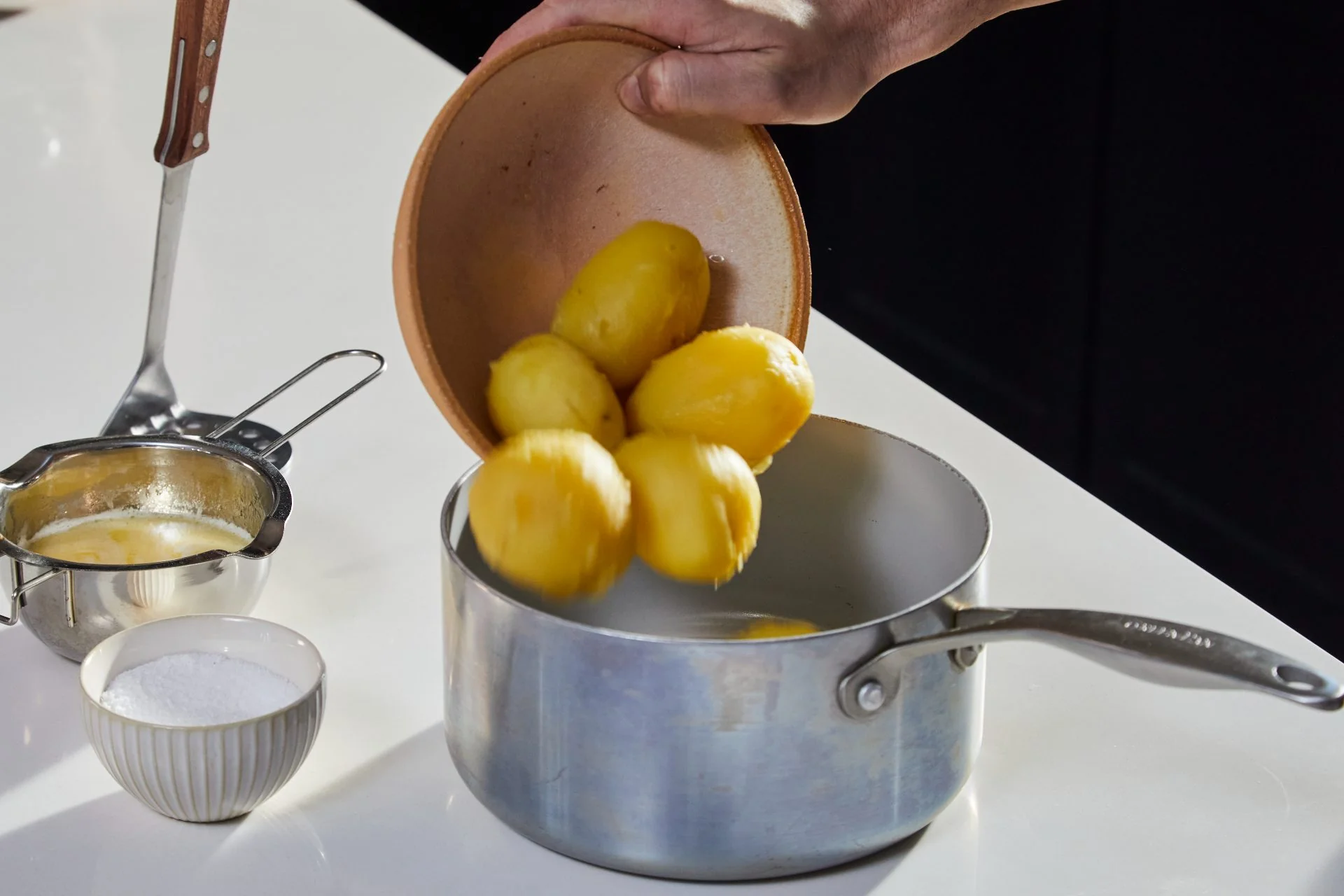 Pizza à la purée de pommes de terre façon Joël Robuchon