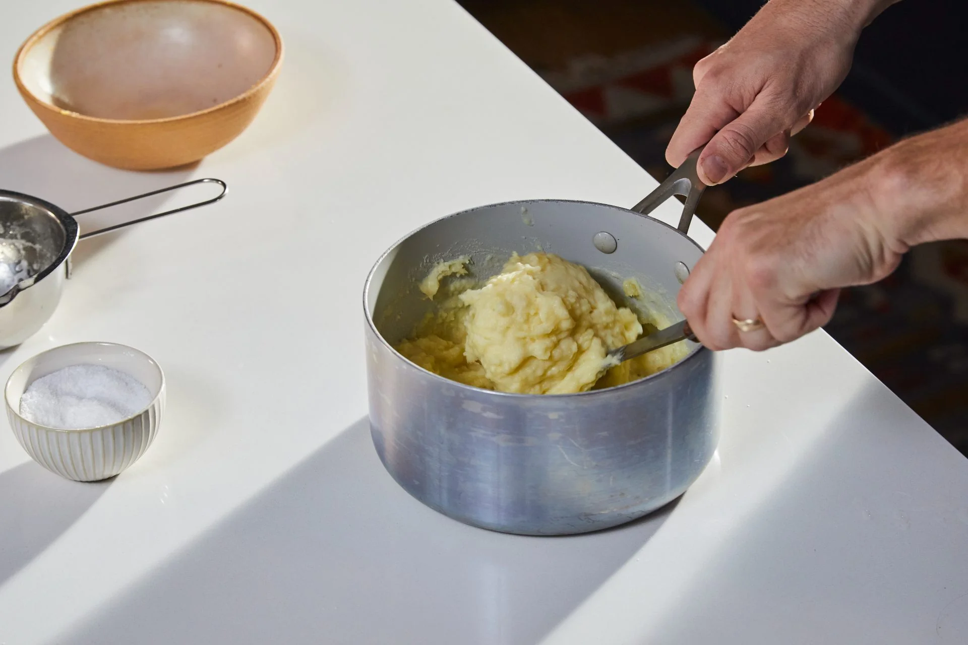 Pizza à la purée de pommes de terre façon Joël Robuchon